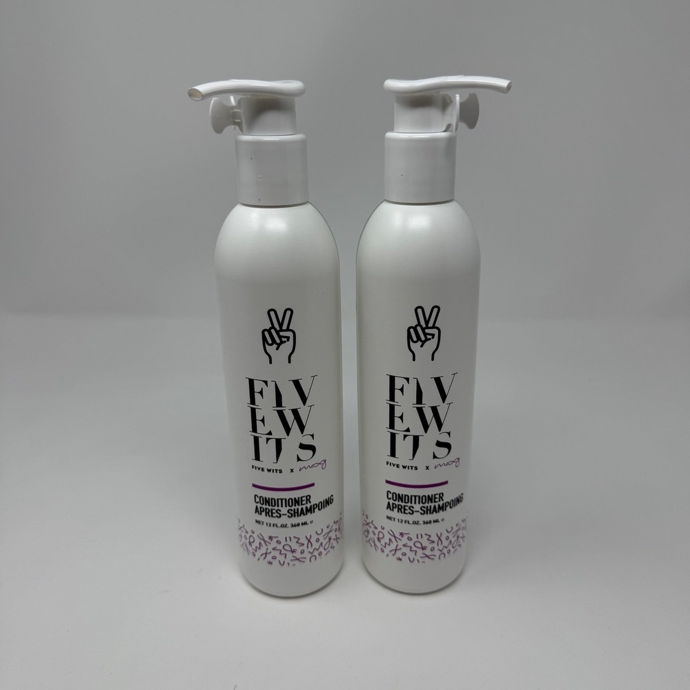 2 bottles Five Wits‎ CONDITIONER Moxy 12oz Cosmopolitan NEW